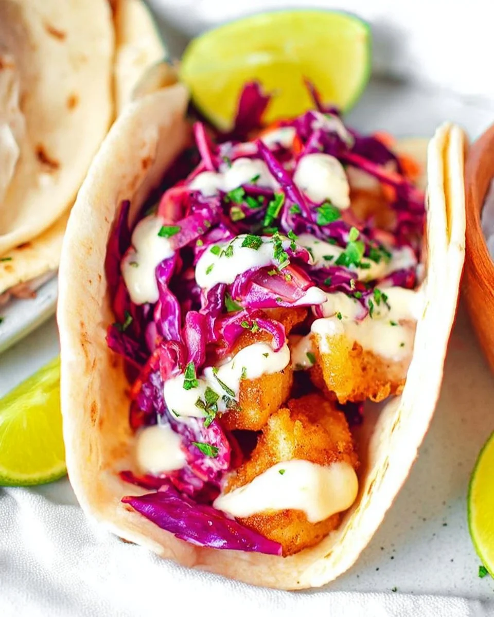 Beer-Battered Baja Fish Tacos