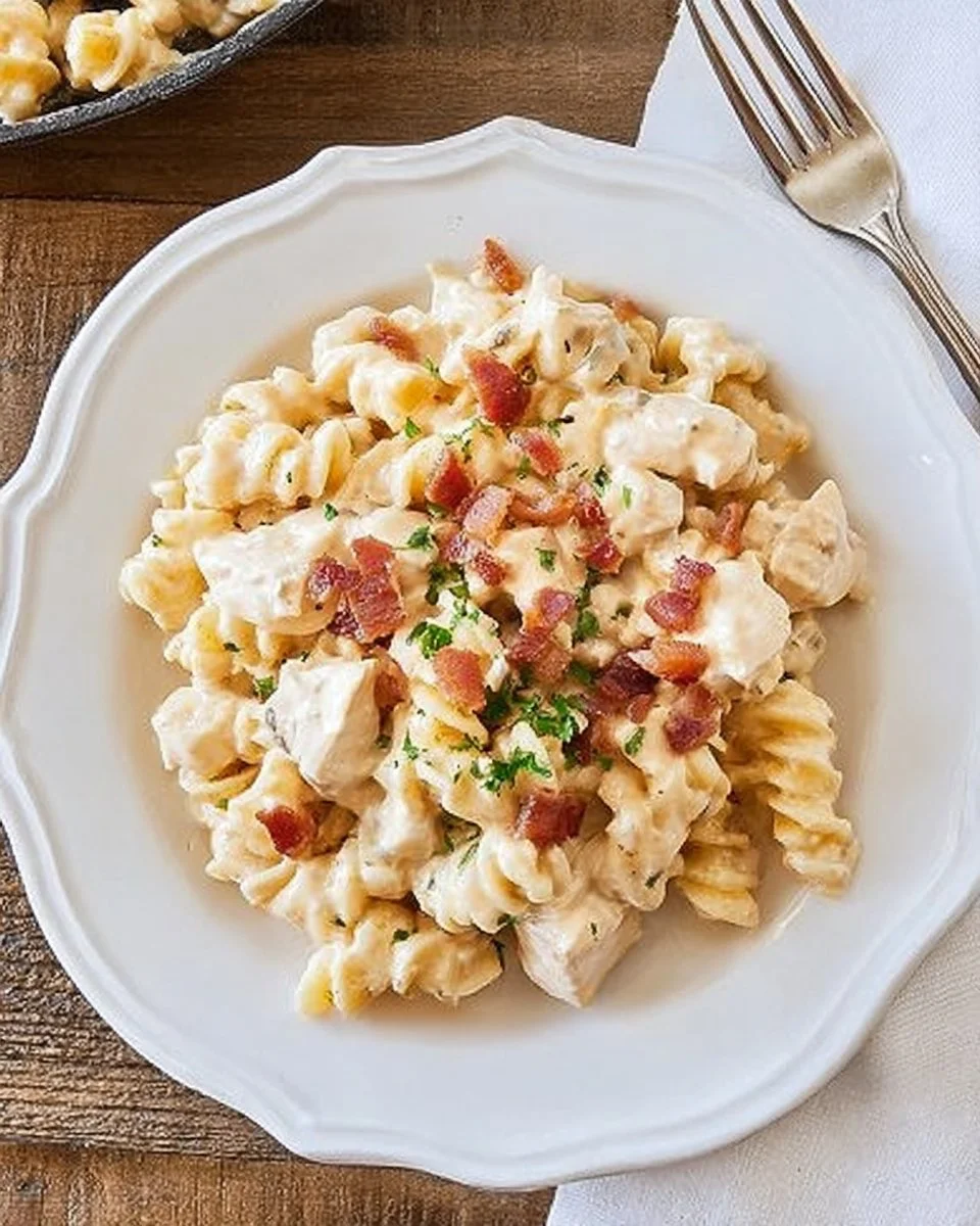Chicken Bacon Ranch Pasta