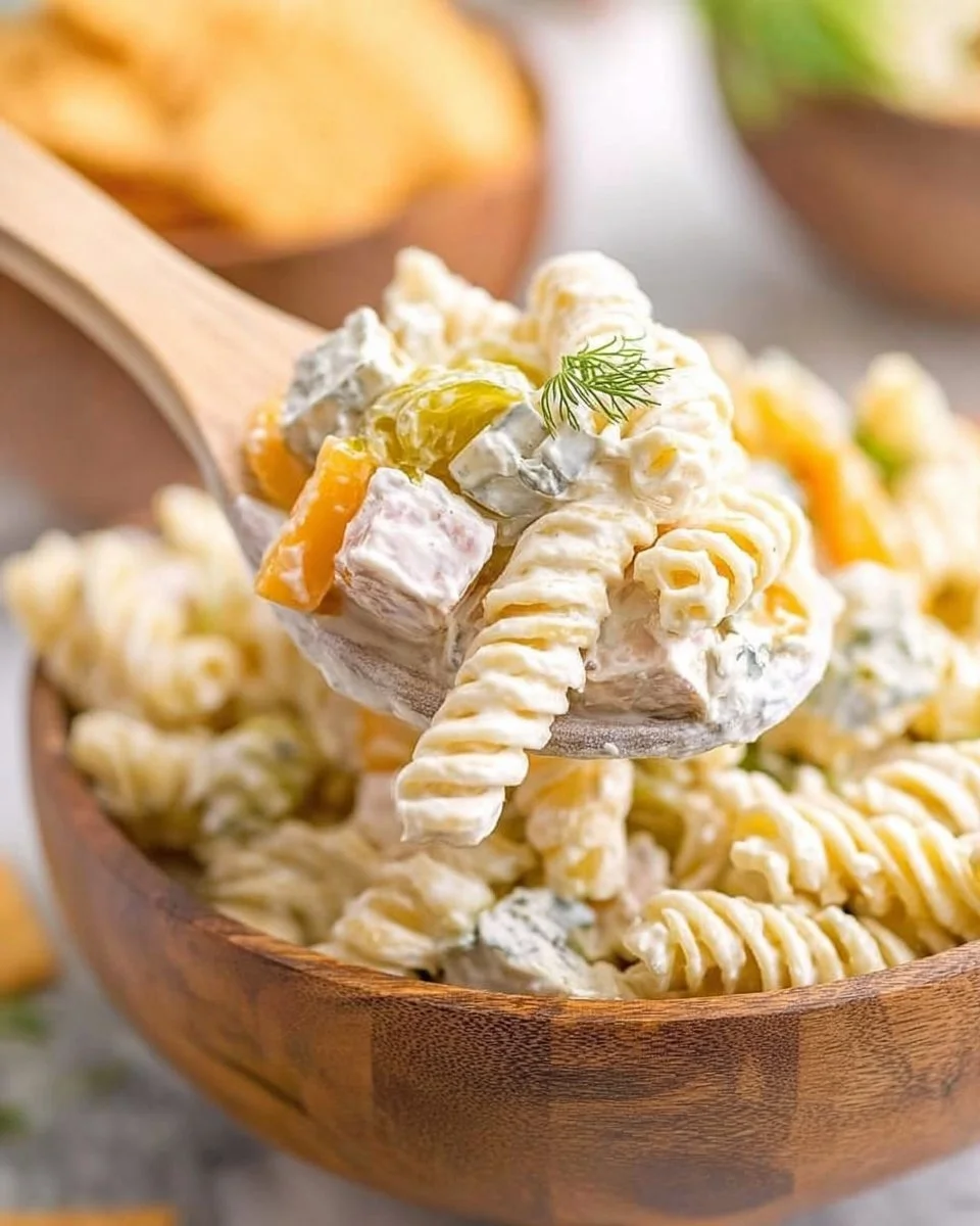 Dill Pickle Pasta Salad