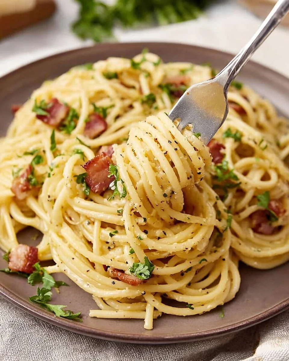 Easy Spaghetti Carbonara