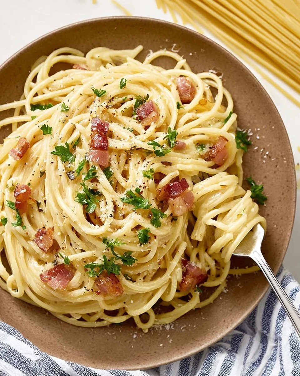 Easy Spaghetti Carbonara