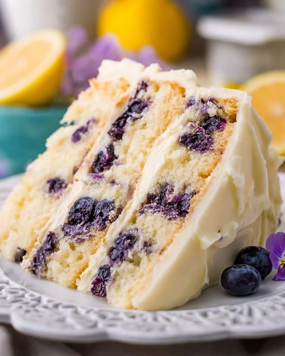 Lemon Blueberry Cake