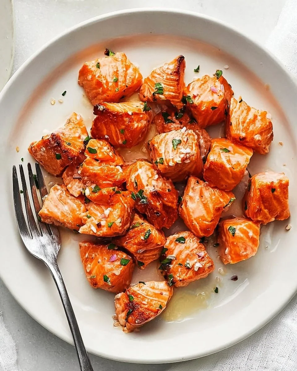 Air Fryer Salmon Bites