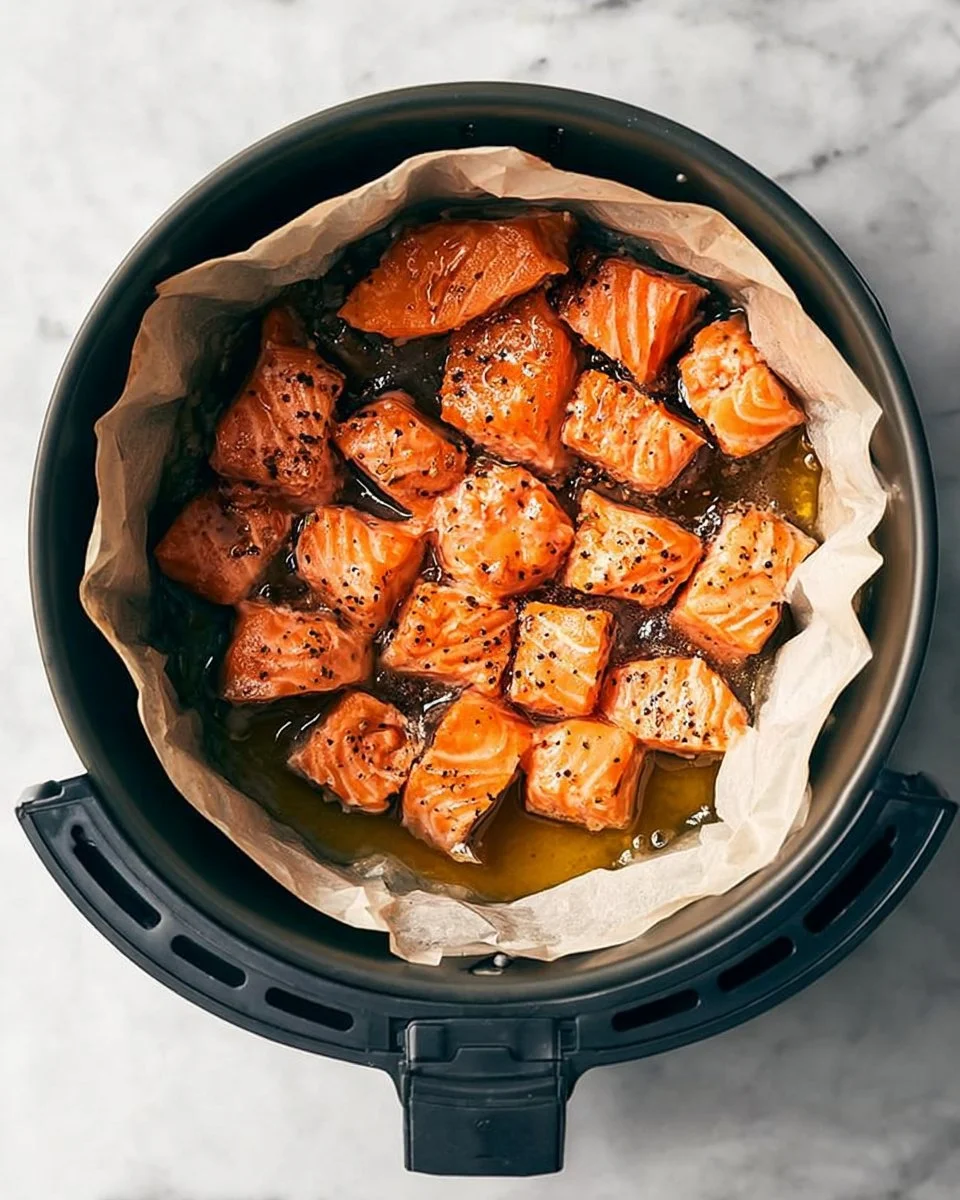 Air Fryer Salmon Bites