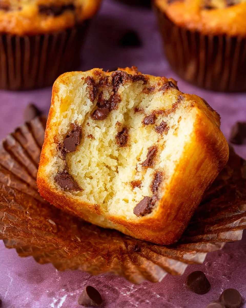 Sourdough Banana Chocolate Chip Cottage Cheese Protein Muffins