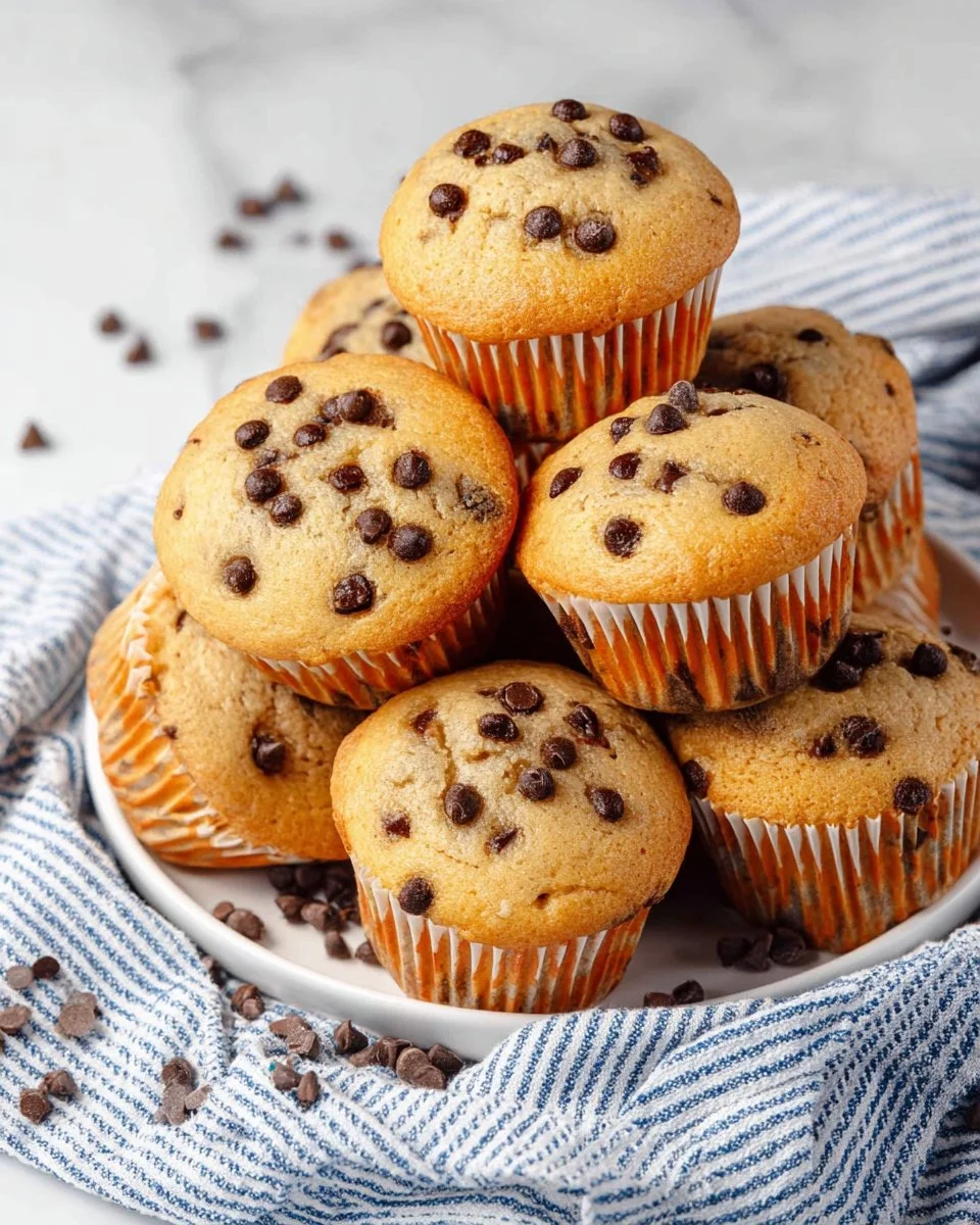 Sourdough Banana Chocolate Chip Cottage Cheese Protein Muffins