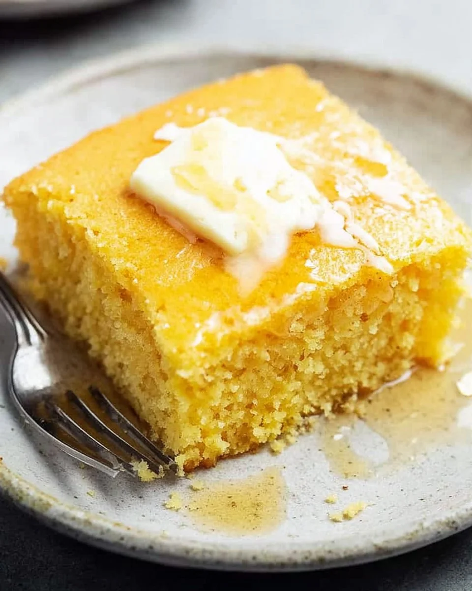 BEST Super Moist Cornbread