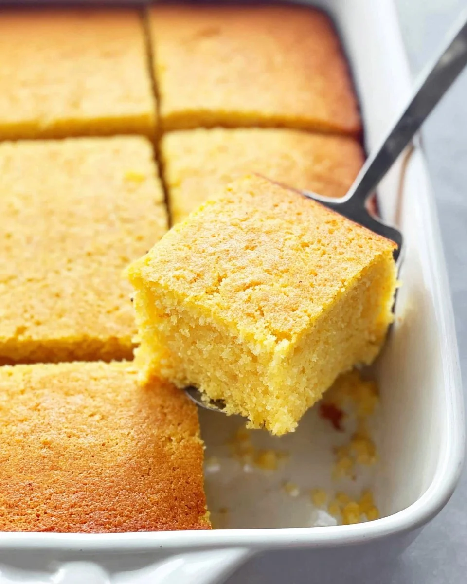 BEST Super Moist Cornbread