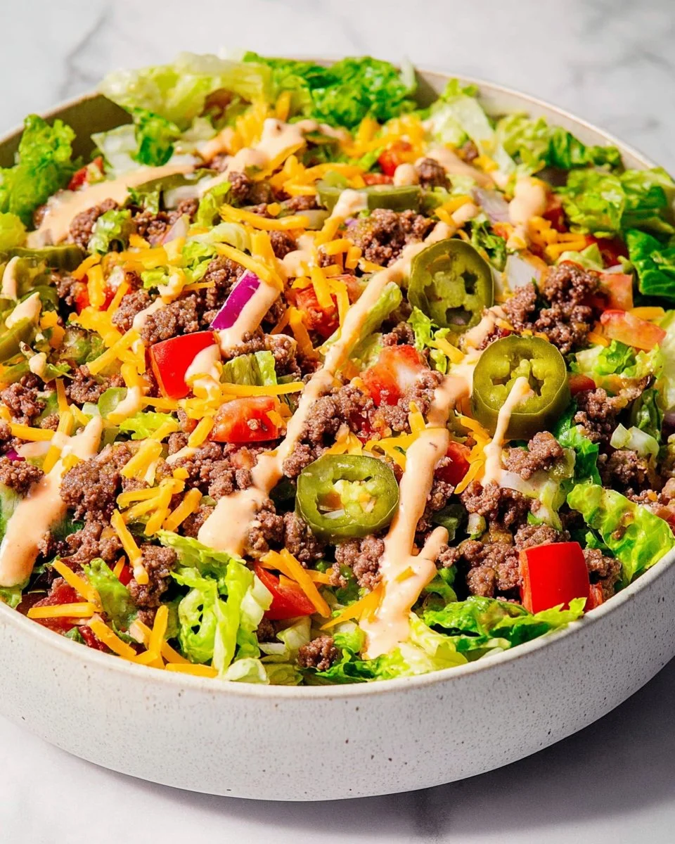 Big Mac Salad (Cheeseburger Salad)