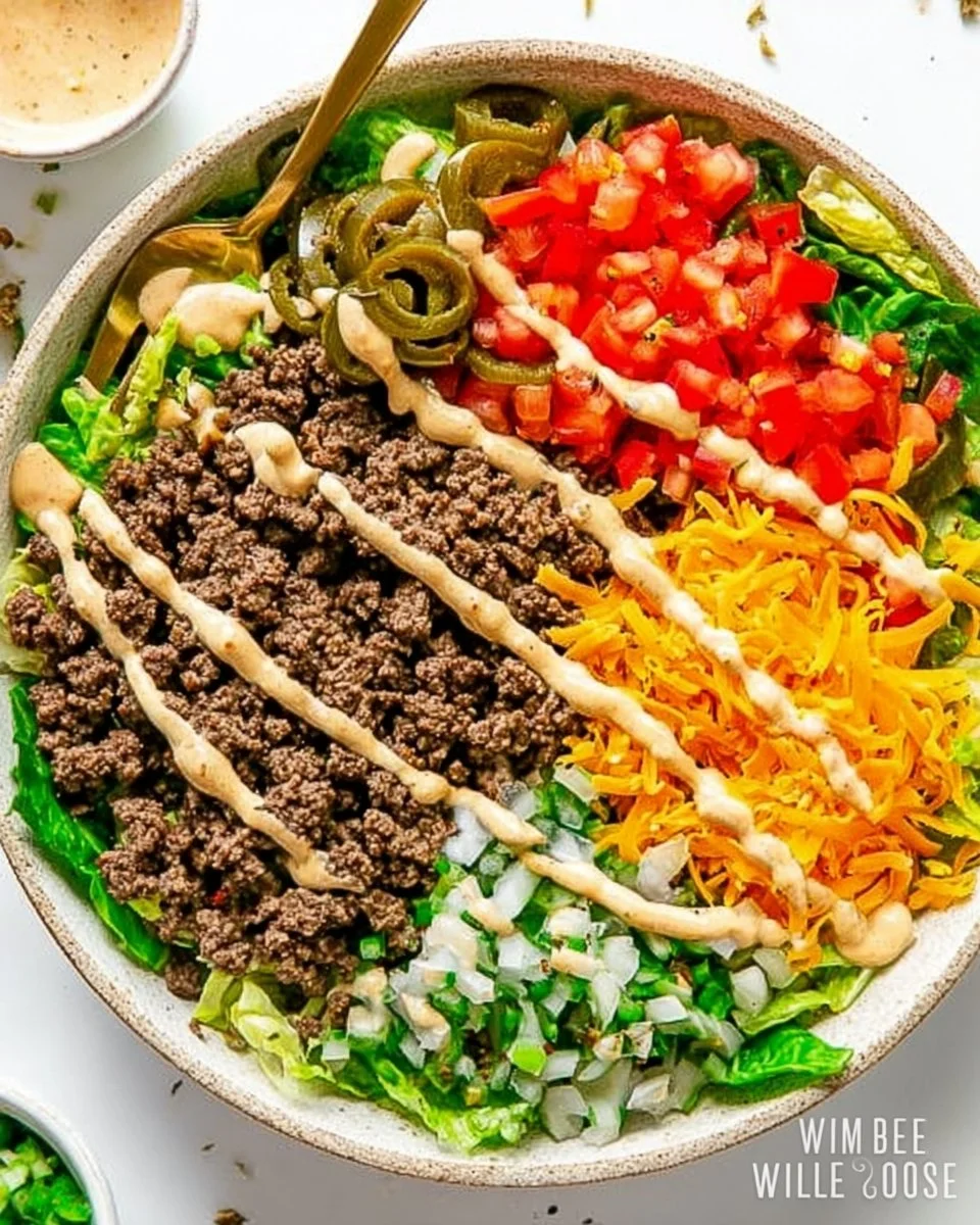 Big Mac Salad (Cheeseburger Salad)