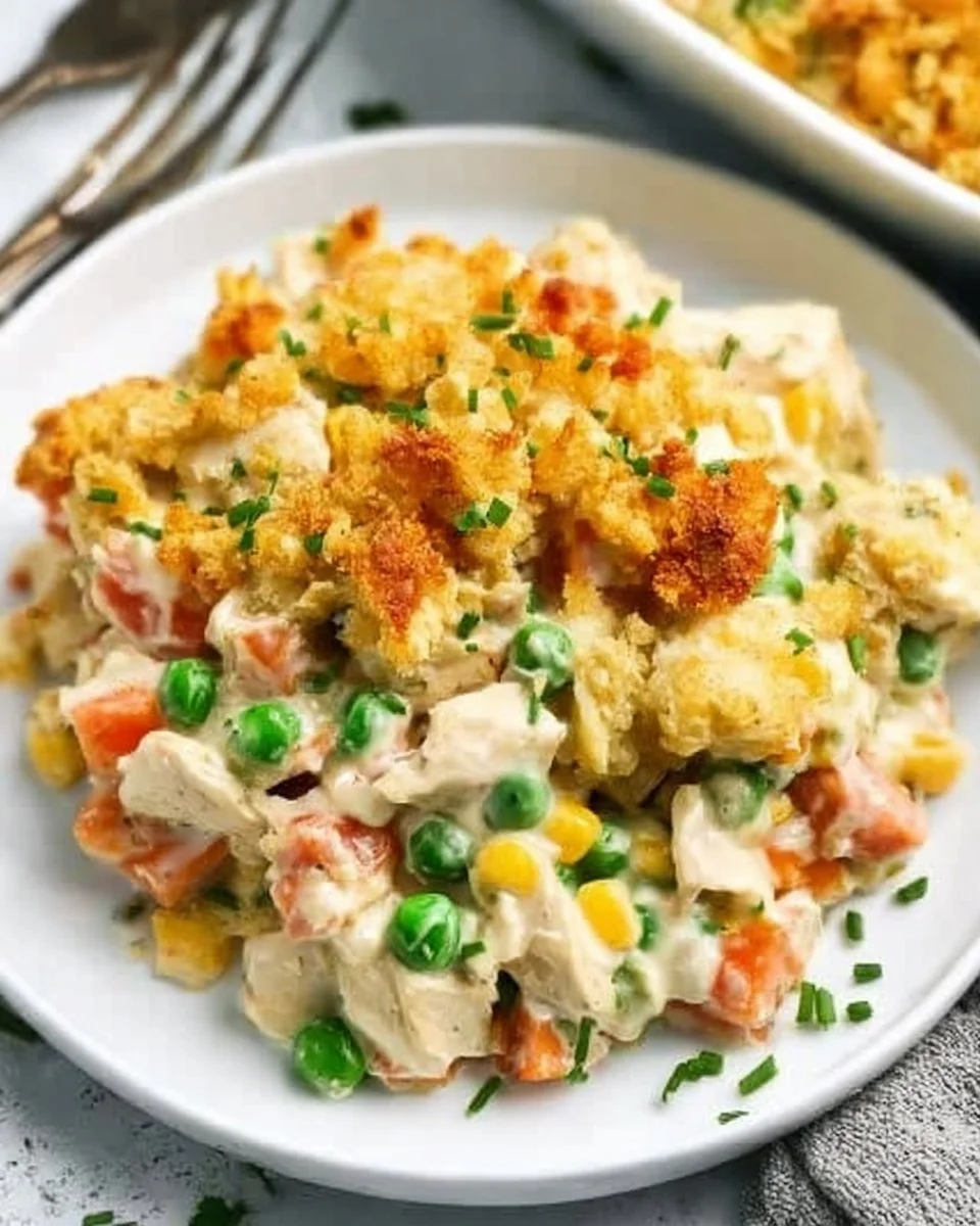 Chicken Stuffing Casserole