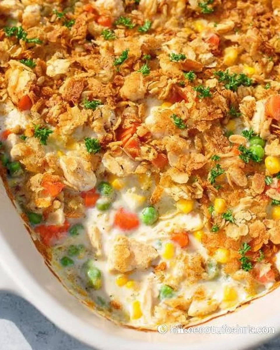 Chicken Stuffing Casserole