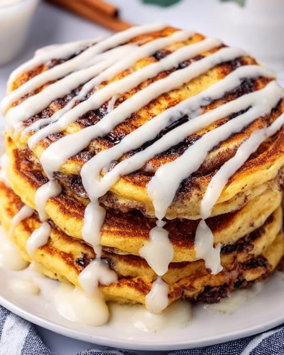 Cinnamon Roll Pancakes