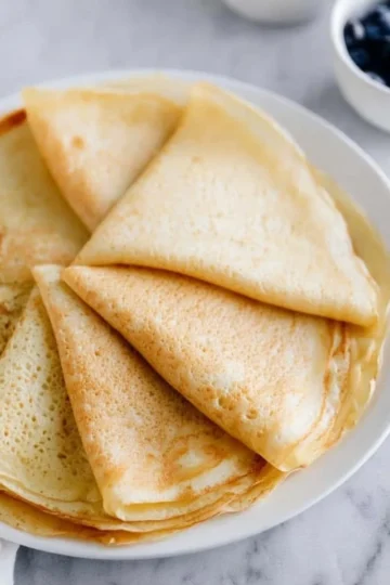 Delicious homemade crepes ready to be filled with sweet or savory toppings