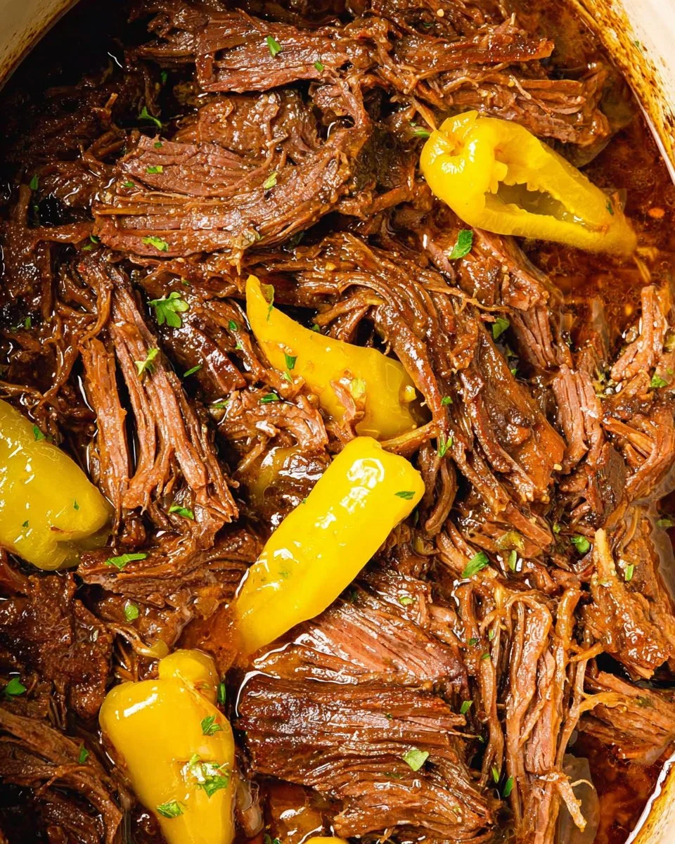 Slow Cooker Mississippi Pot Roast