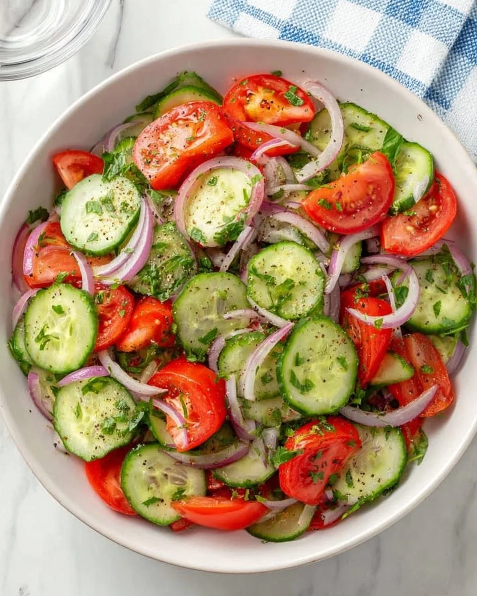 Cucumber Tomato Salad