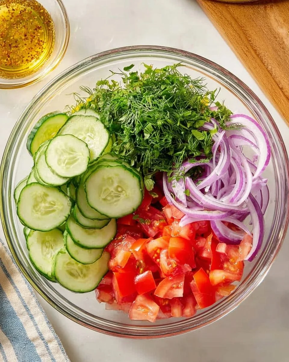 Cucumber Tomato Salad