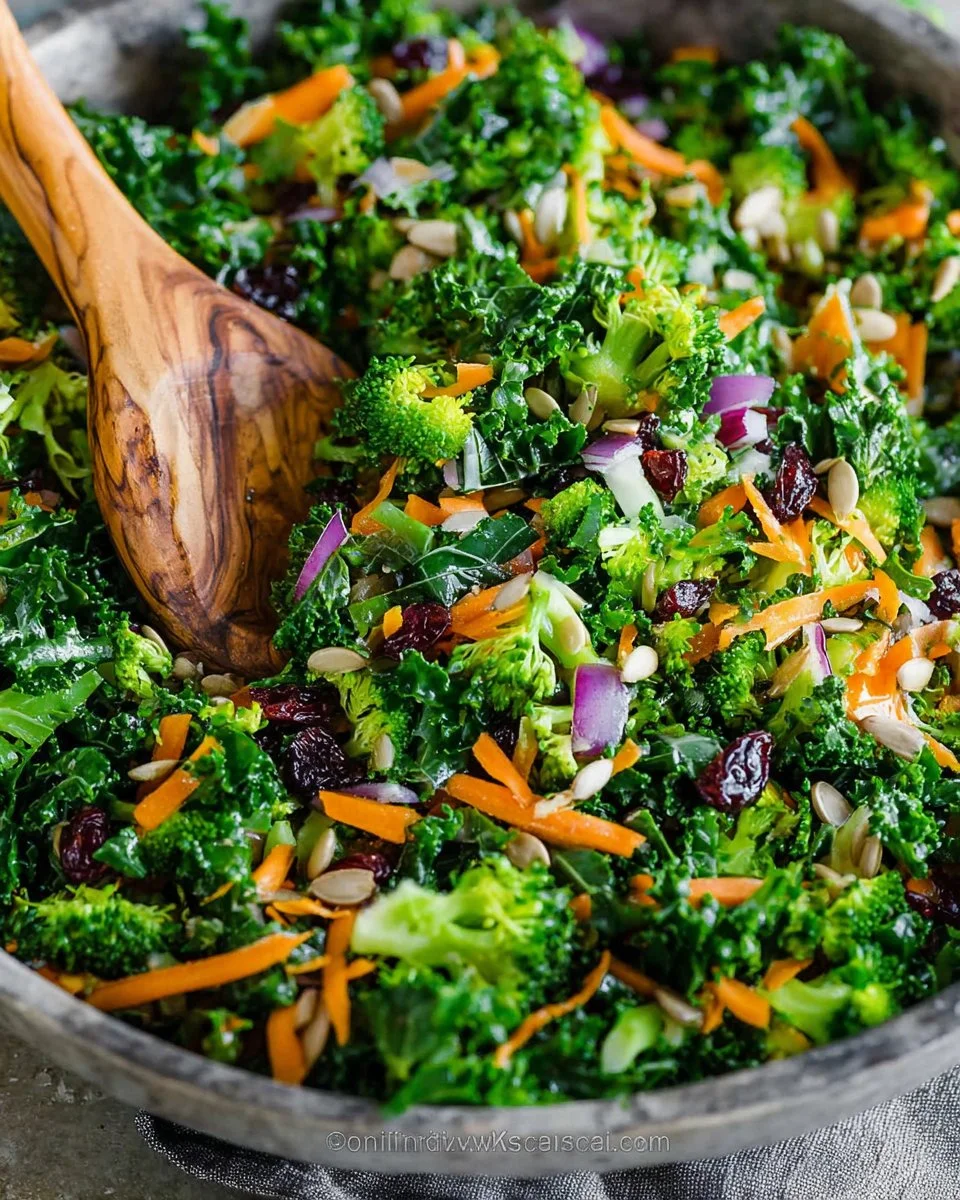 Easy Kale Salad with Fresh Lemon Dressing