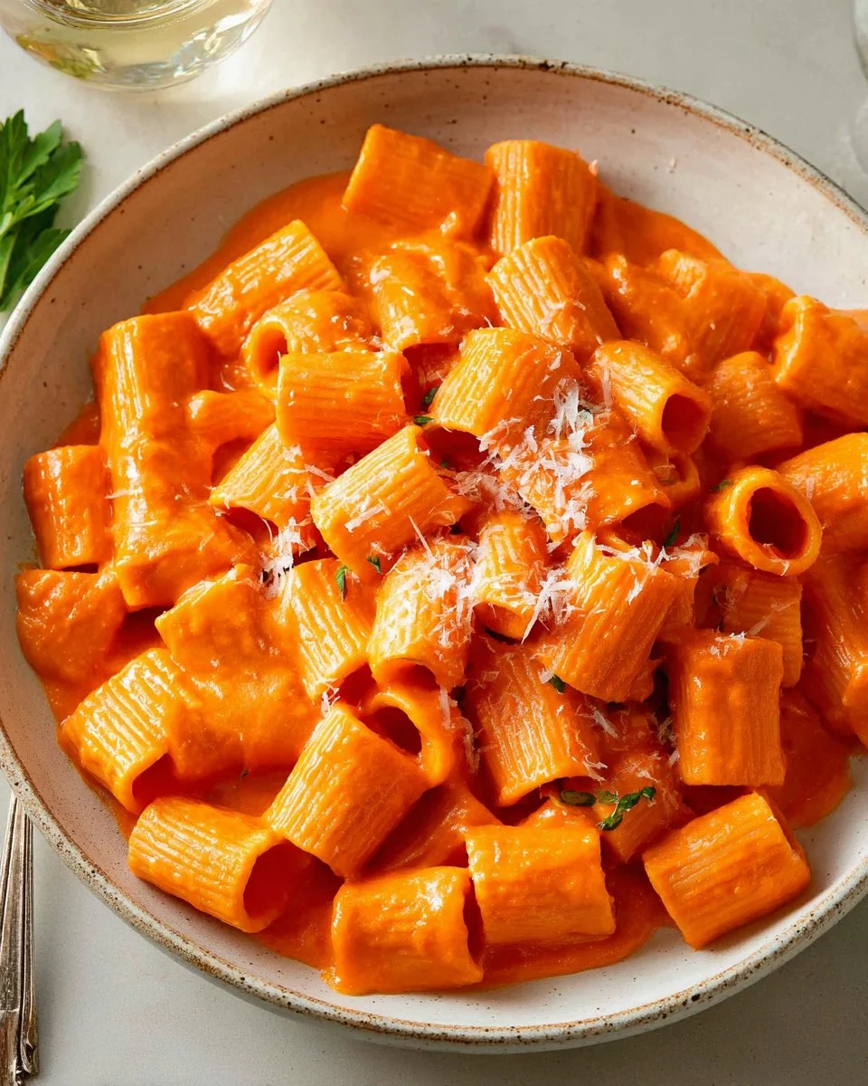 Gigi Hadid Pasta (Rigatoni Vodka)
