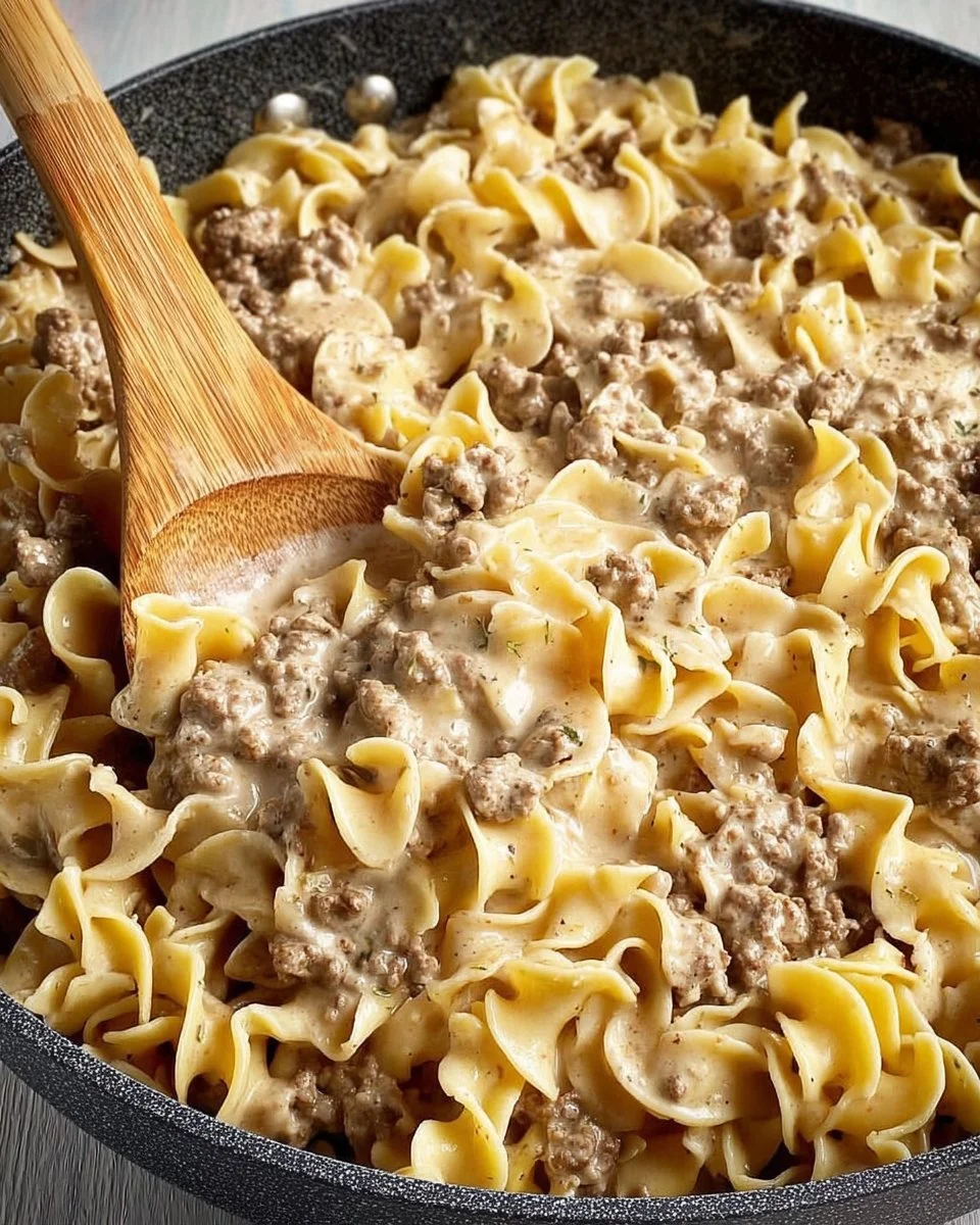 Ground Beef Stroganoff