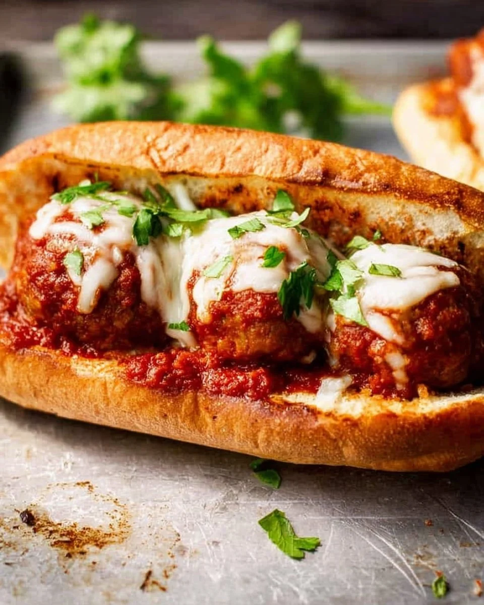 Homemade Italian Meatball Subs