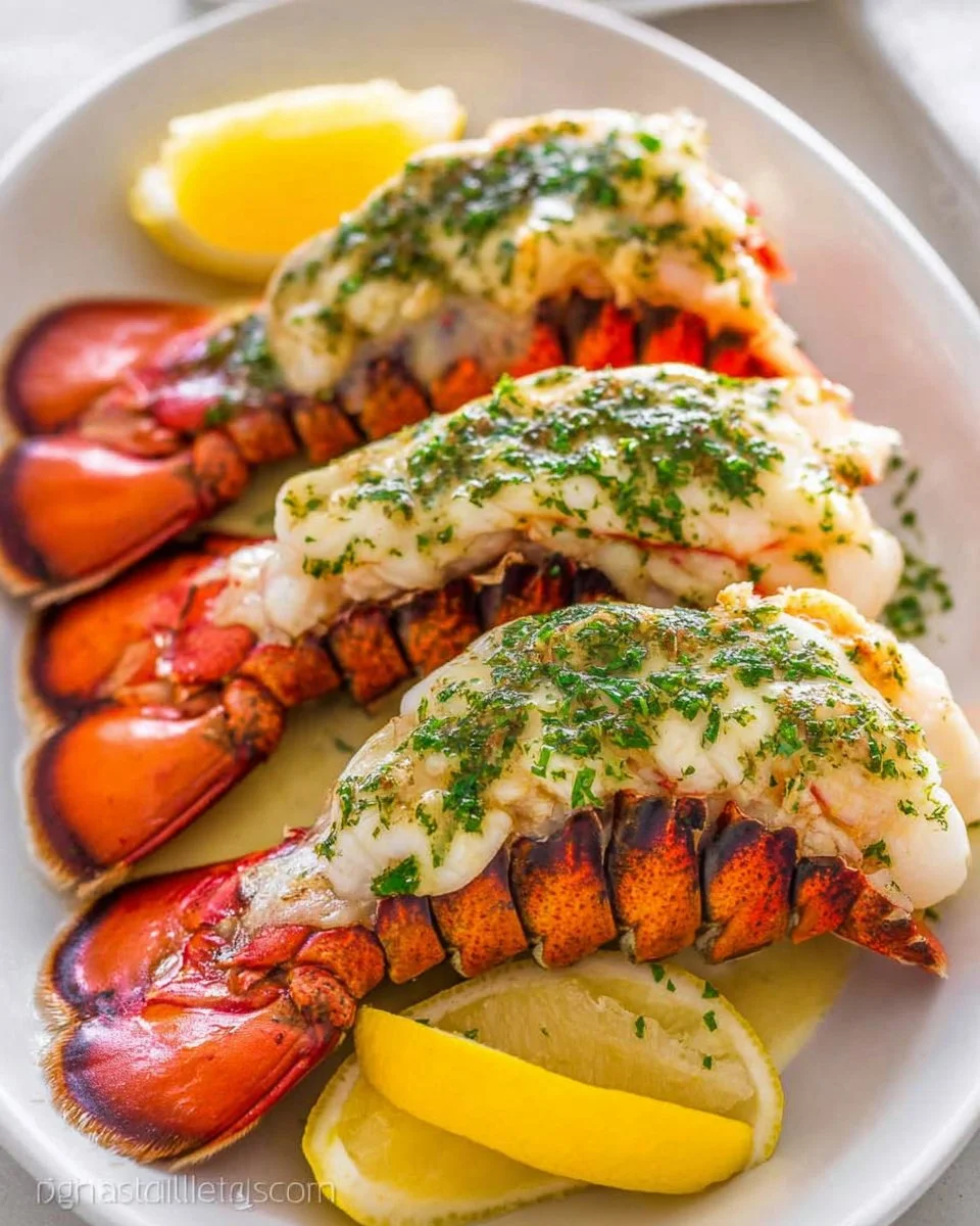 Lobster Tail Recipe with Garlic Lemon Butter