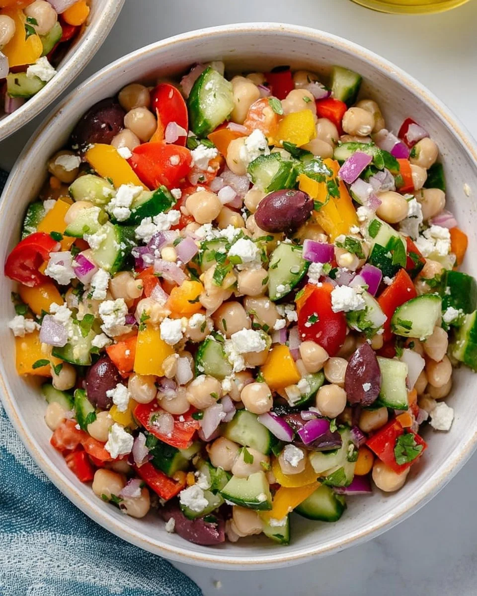 Mediterranean Dense Bean Salad