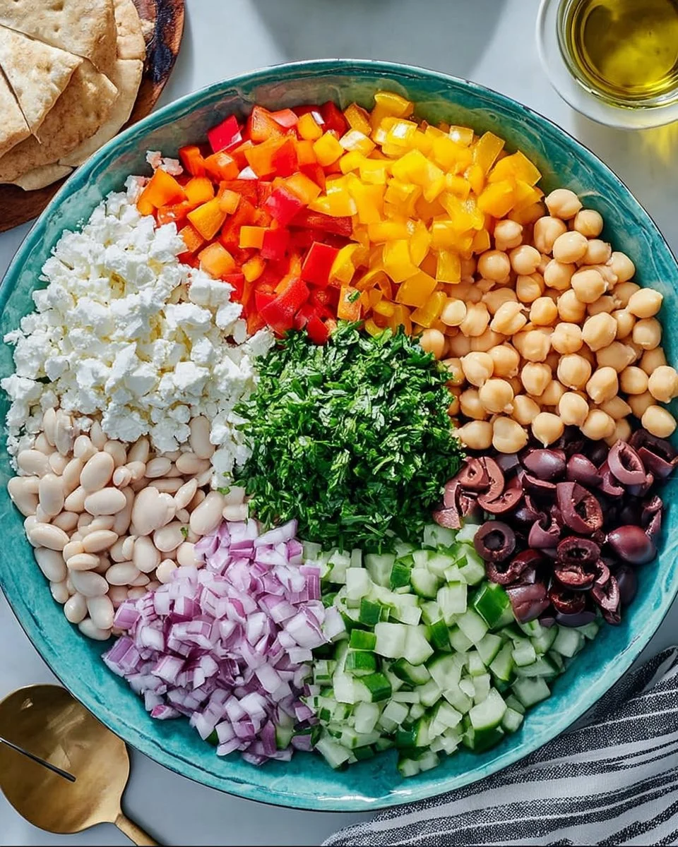 Mediterranean Dense Bean Salad