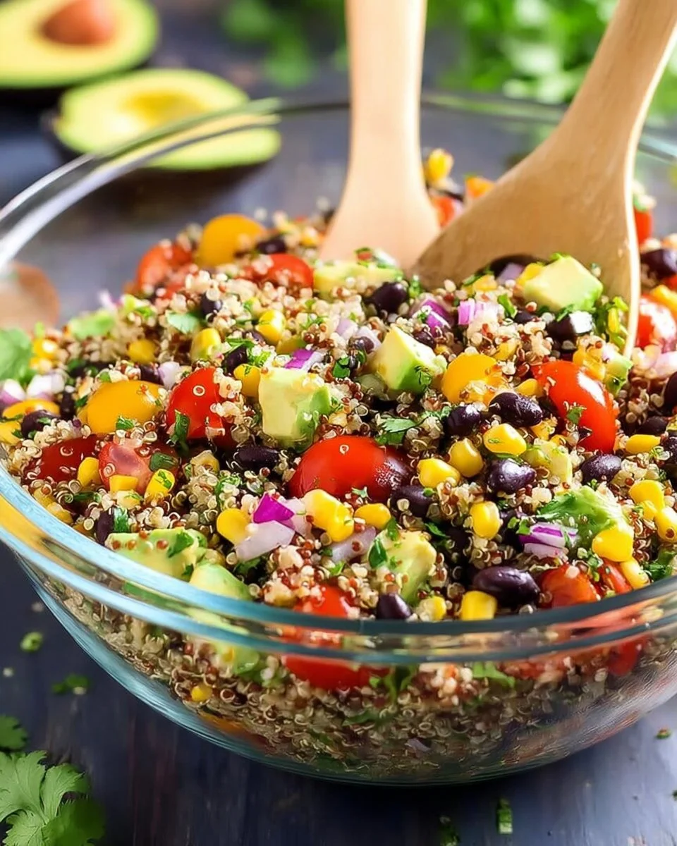 Mexican Quinoa Salad with Avocado
