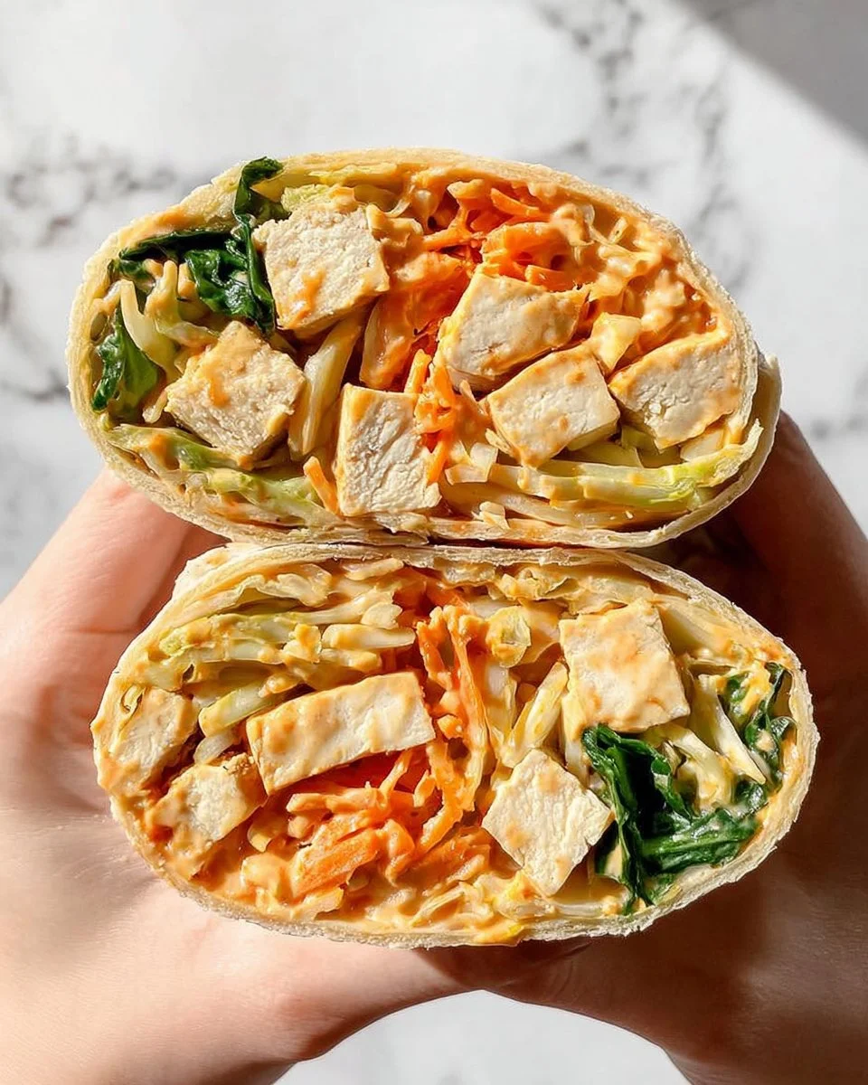 No-Reheat Crunchy Thai Chicken Wraps