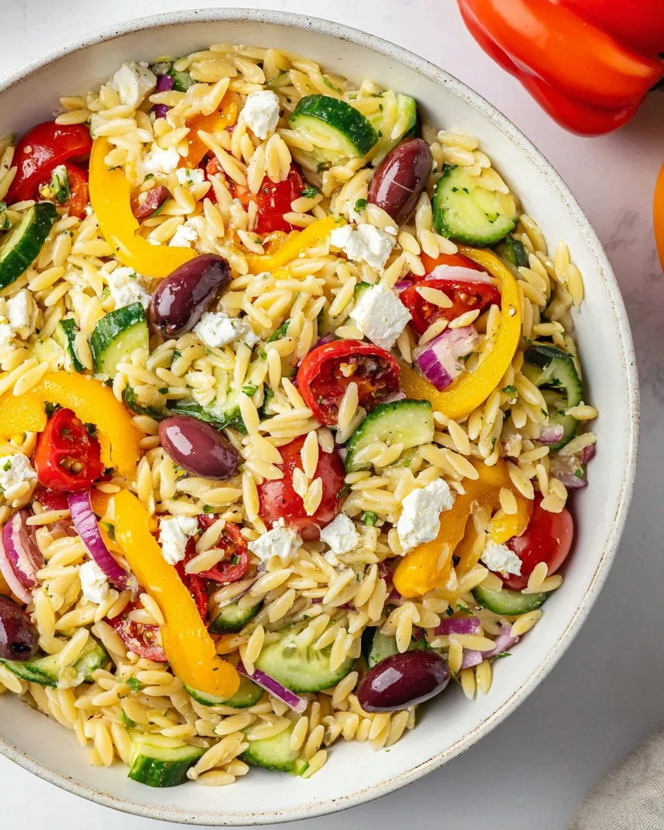 Mediterranean Orzo Pasta Salad