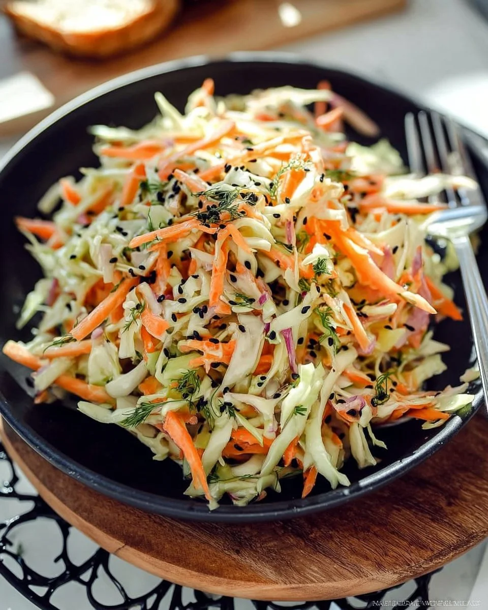 Simple Easy Cabbage and Carrot Salad