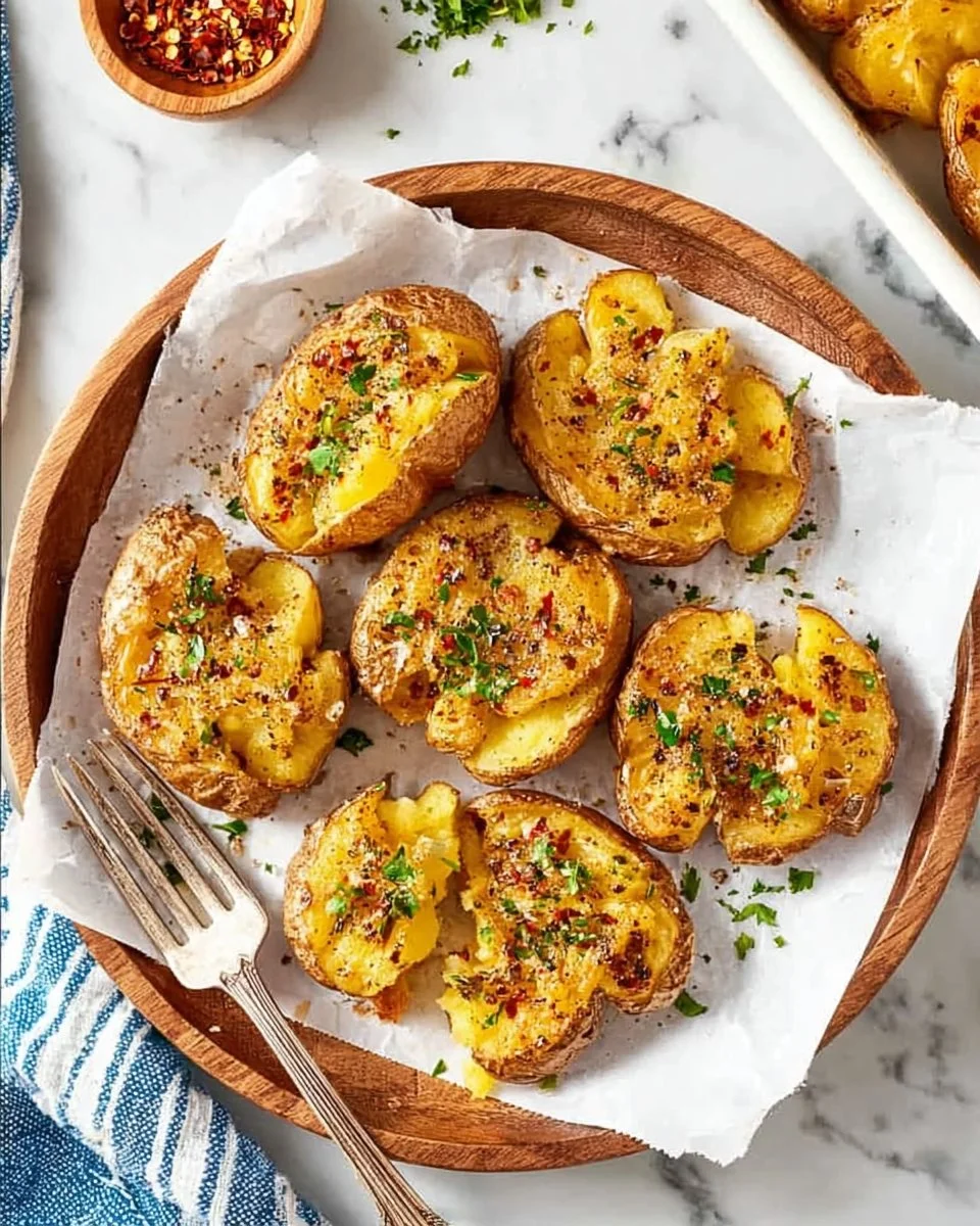 Crispy Smashed Potatoes