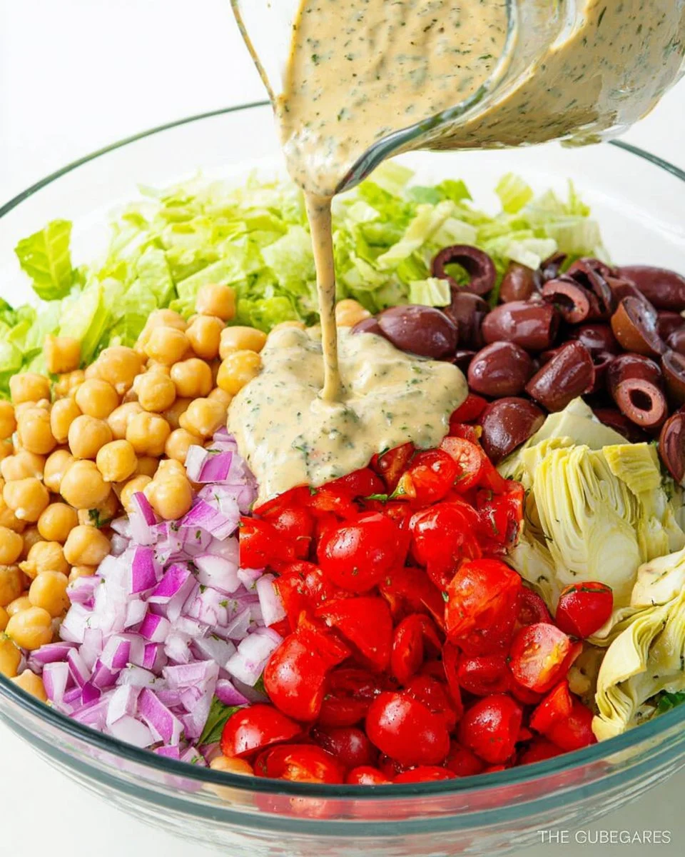 Vegan Italian Chopped Salad (Oil-Free!)