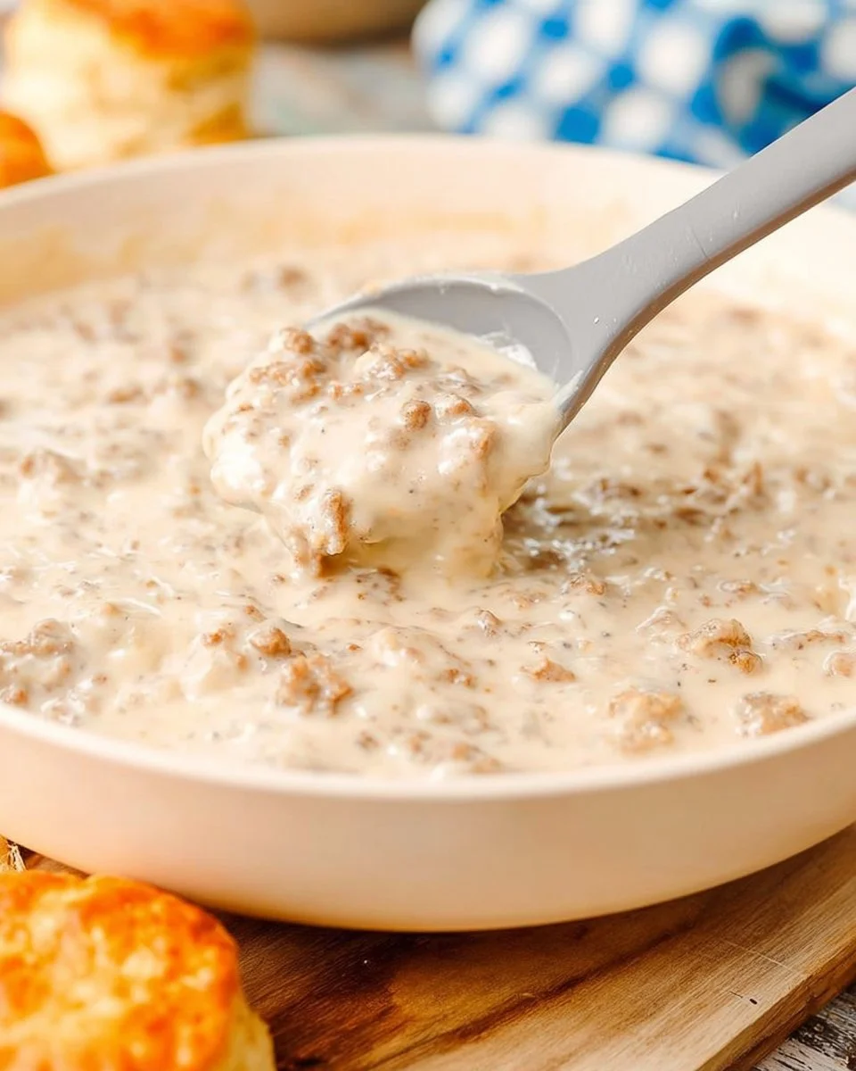 Buttermilk Biscuits and Sausage Gravy