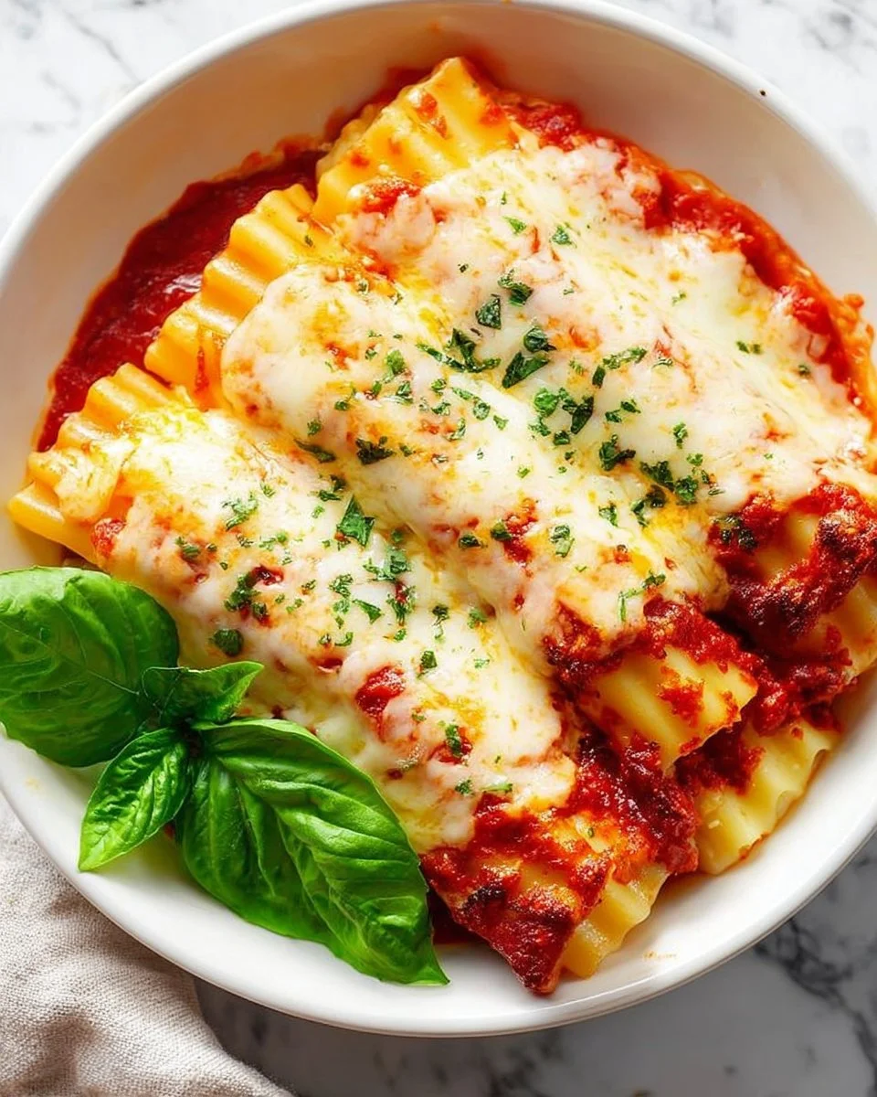 Classic 4-Cheese Manicotti