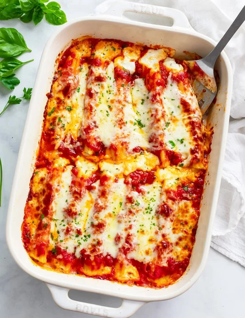 Classic 4-Cheese Manicotti