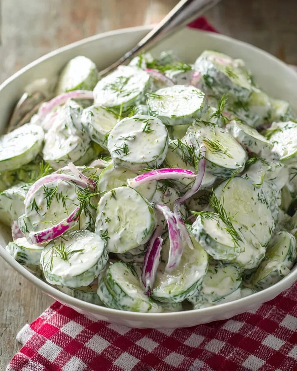 Creamy Cucumber Salad
