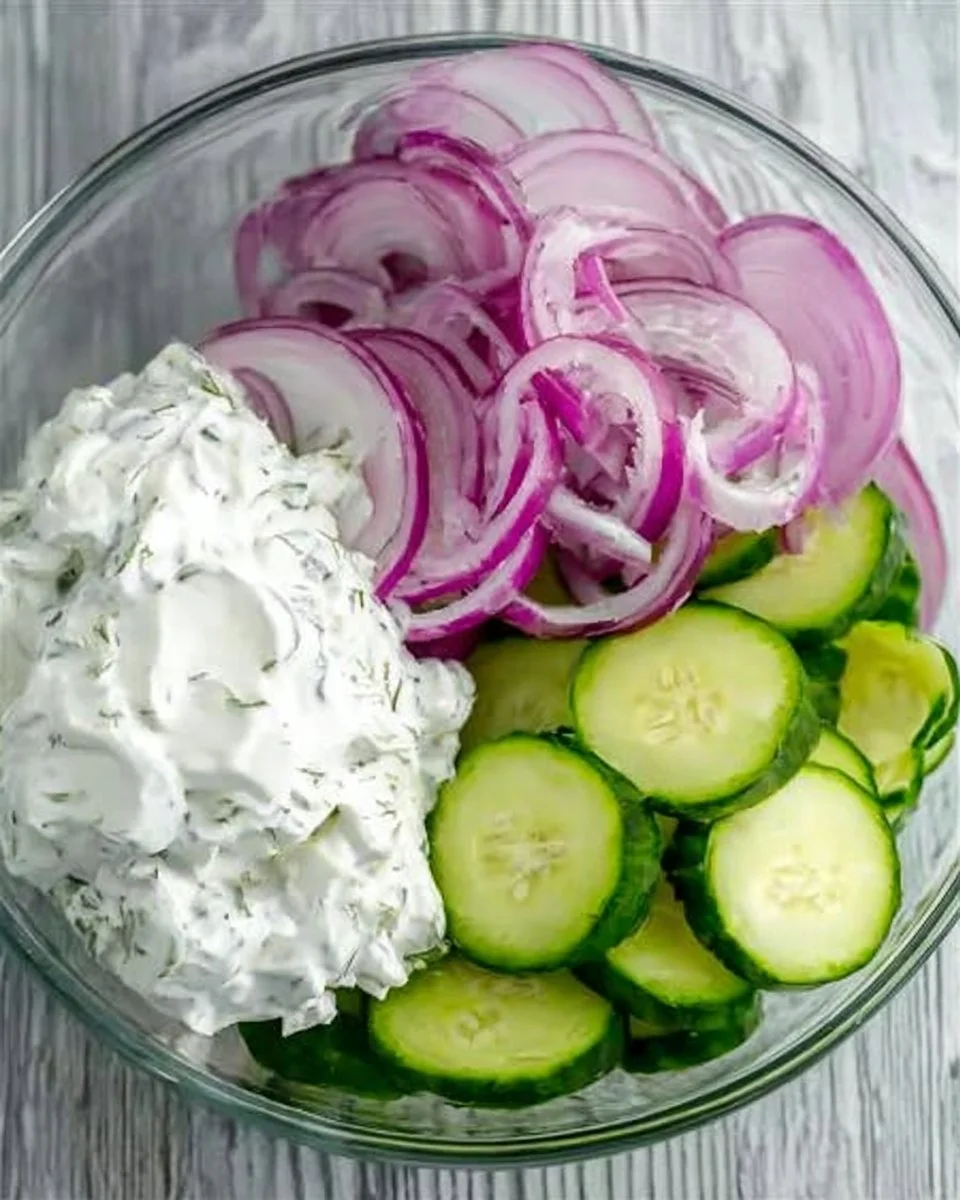 Creamy Cucumber Salad