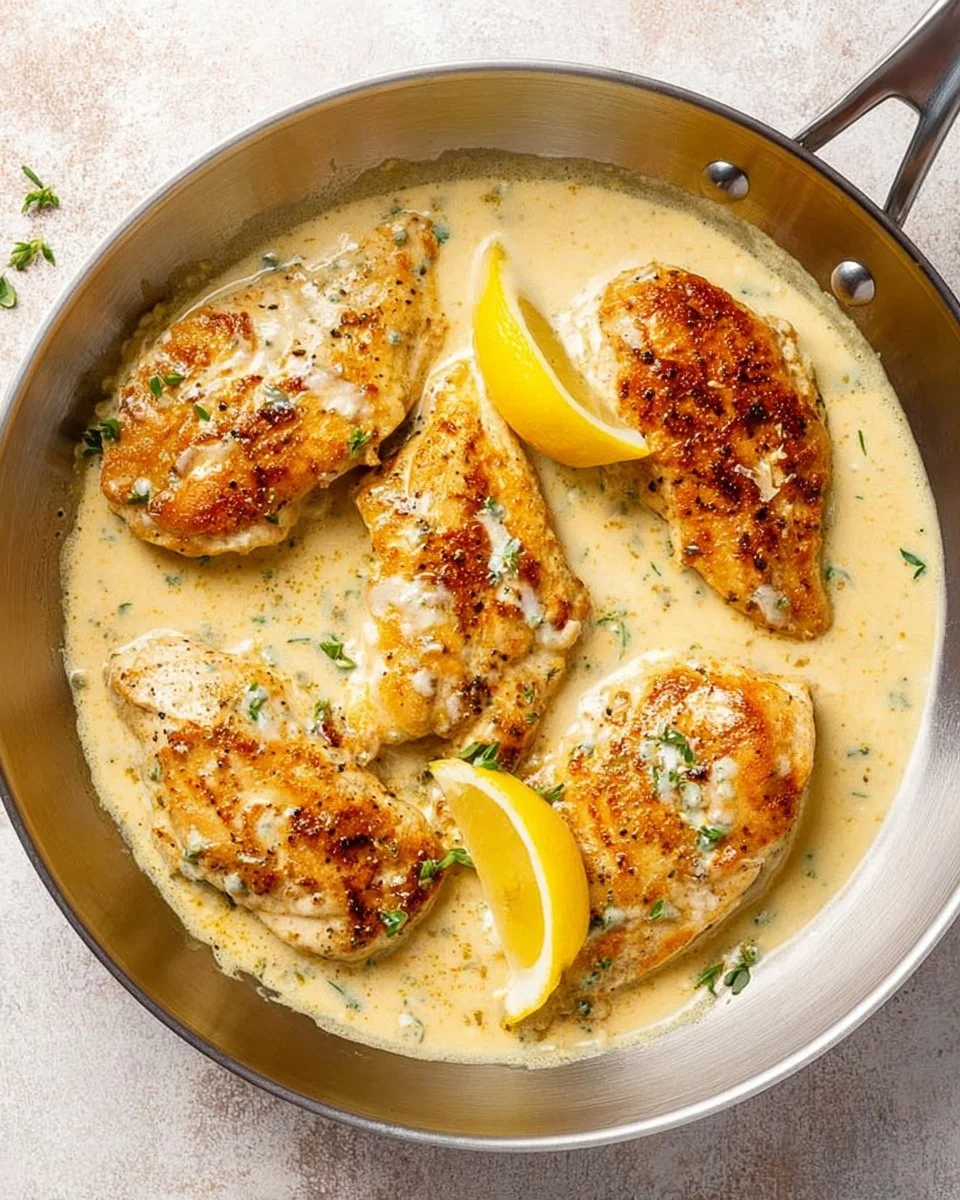 Easy Creamy Lemon Chicken