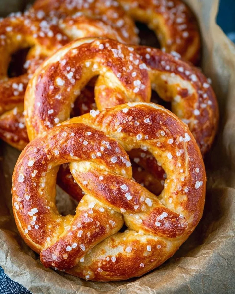 Homemade Soft Pretzels (with Cheese Sauce)
