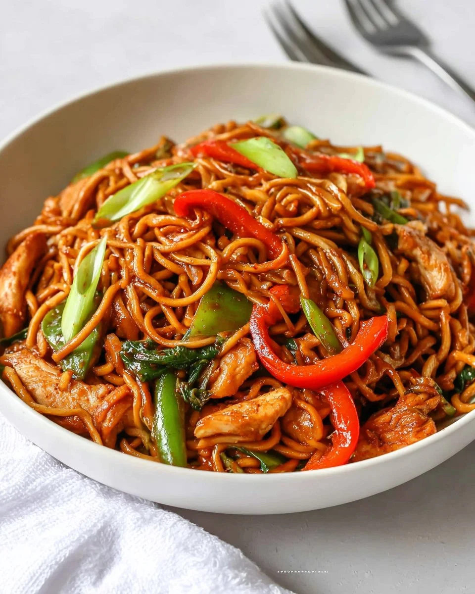 Quick & Easy Hoisin Chicken Noodles