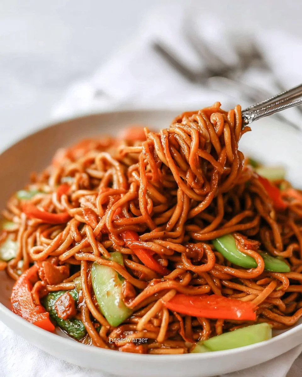 Quick & Easy Hoisin Chicken Noodles