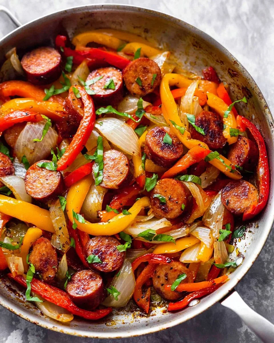 Sausage and Peppers Skillet