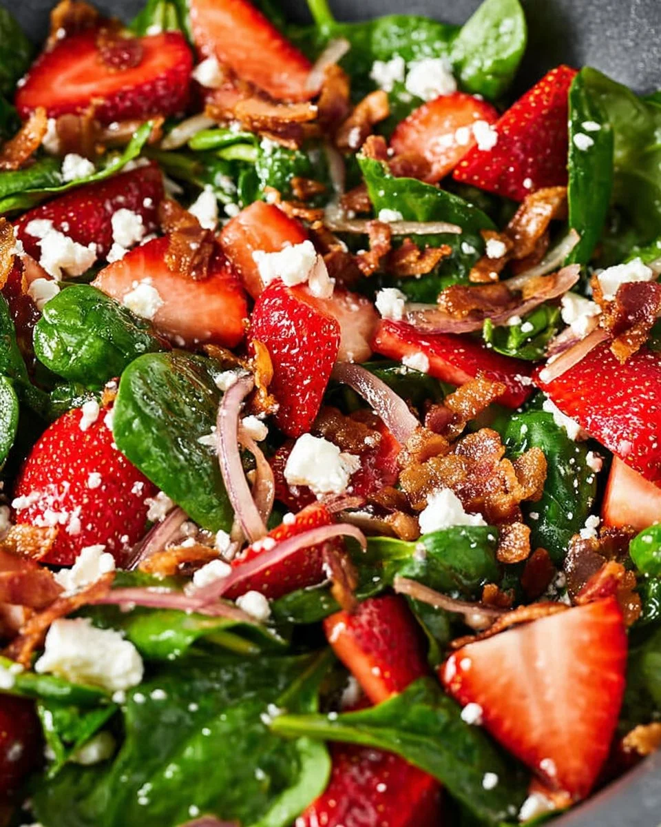 Strawberry Spinach Salad