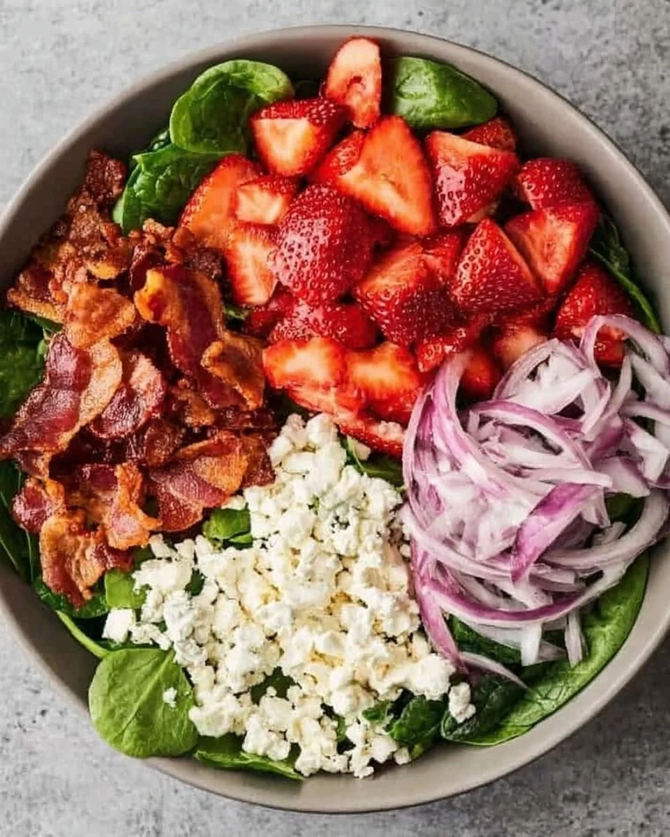 Strawberry Spinach Salad