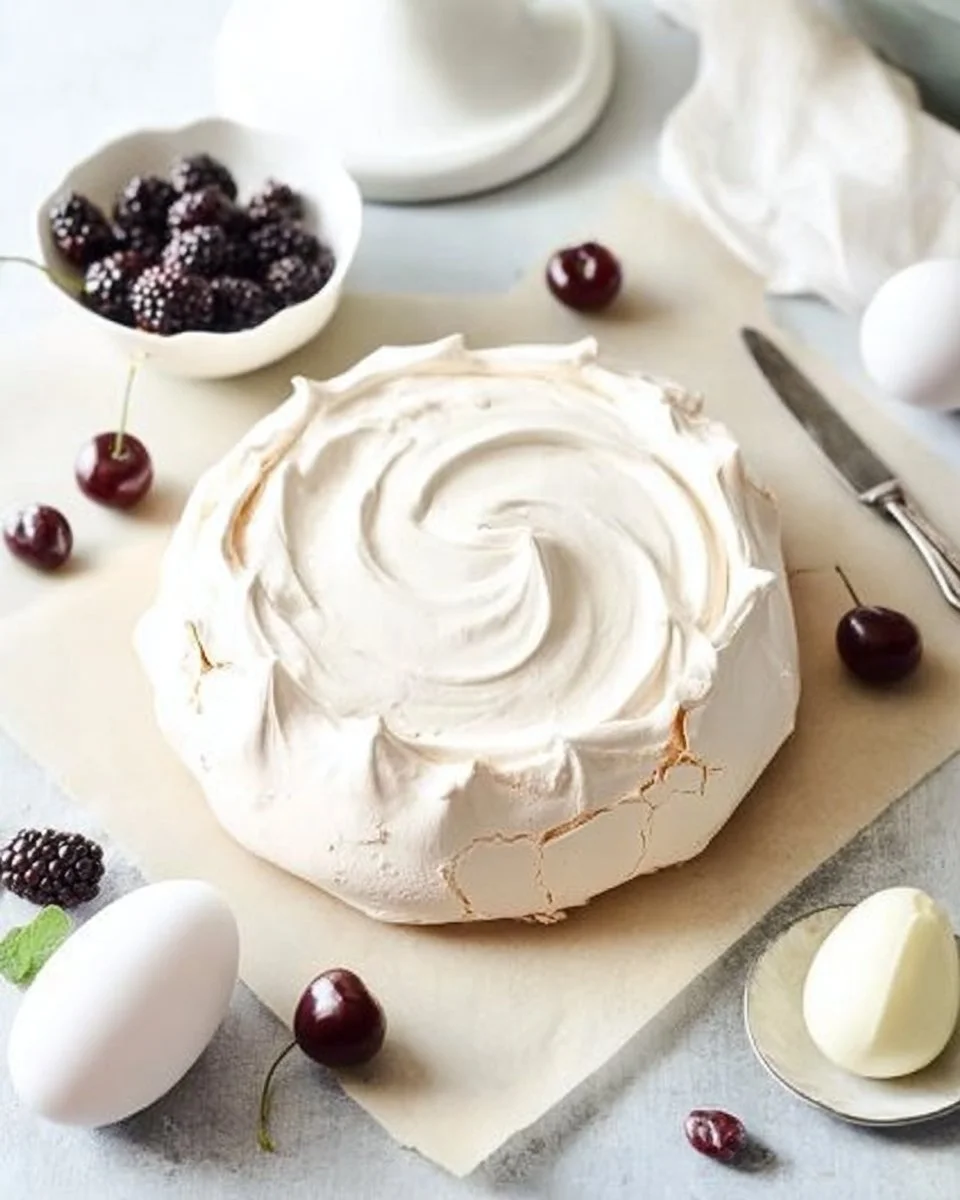 Red Fruit Pavlova