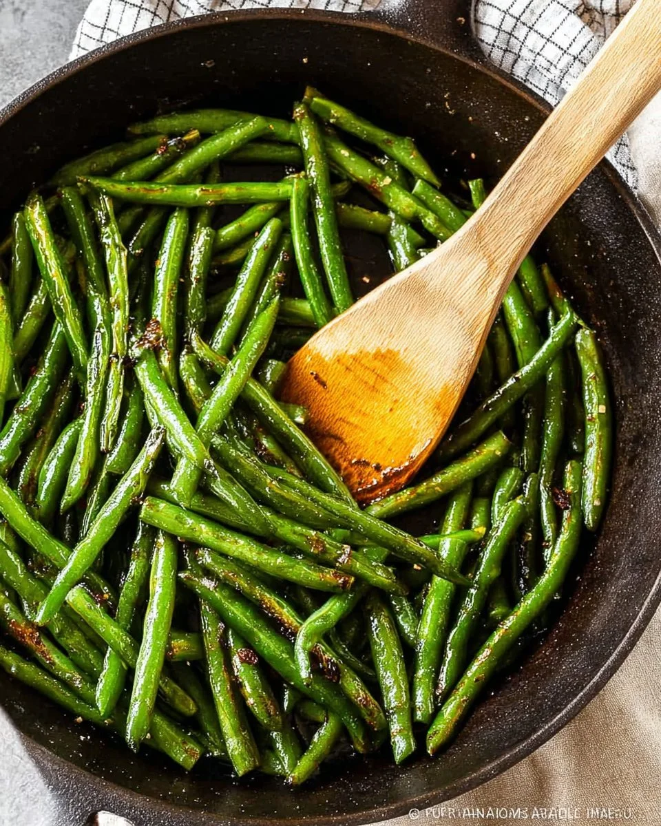 Sautéed Green Beans with Garlic