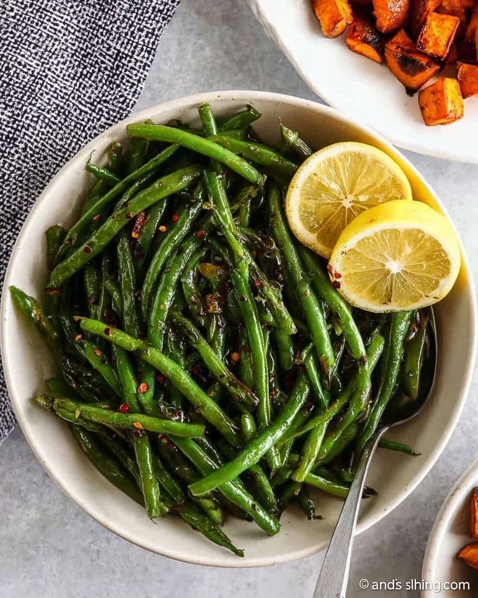 Sautéed Green Beans with Garlic